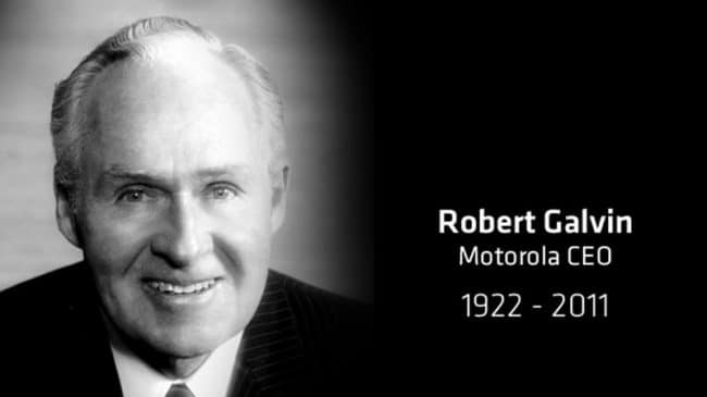 In Memory of Bob Galvin