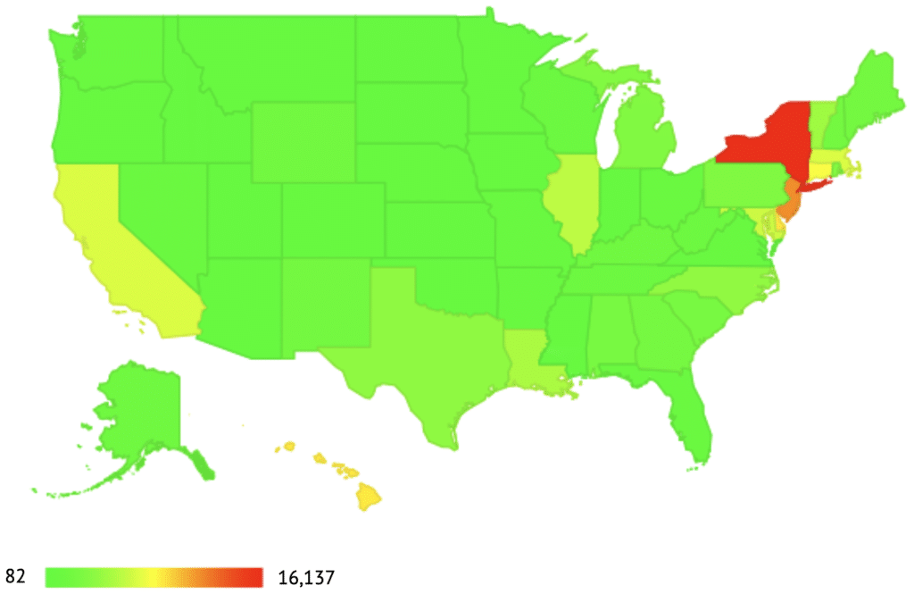 Figure 1: Net State and Local Government OPEB Liabilities Per Capita by State