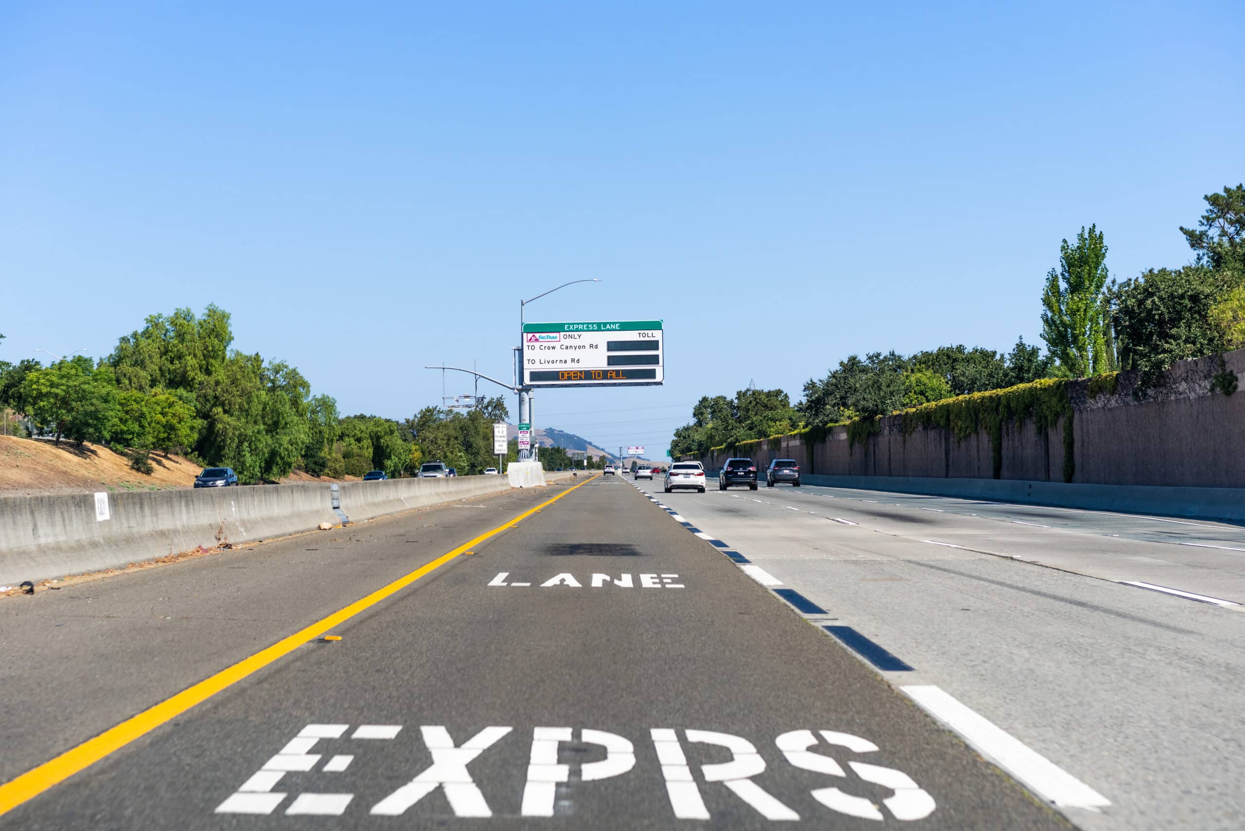 Express toll lanes can reduce traffic and improve bus service