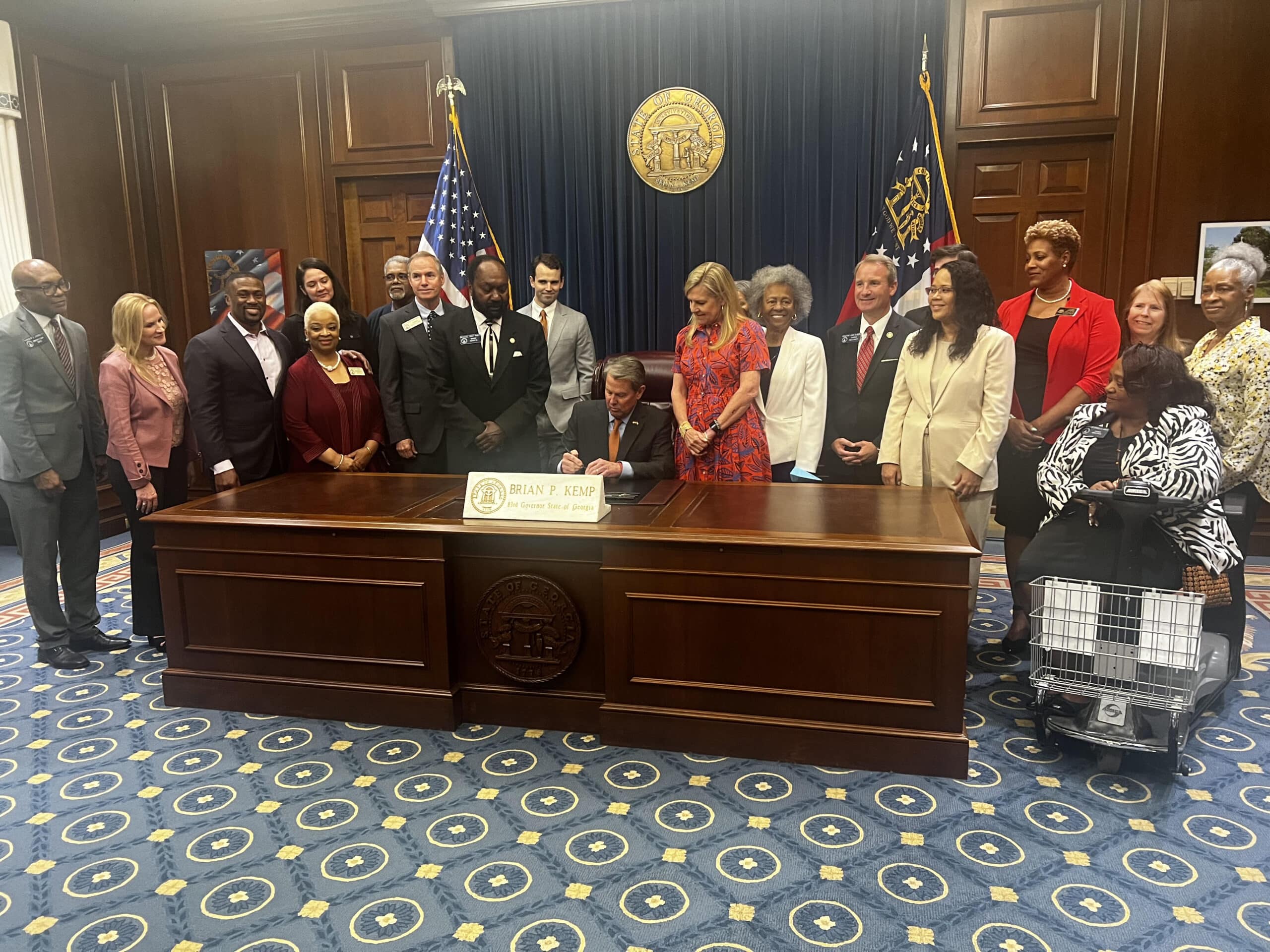 Georgia Gov. Kemp signs bill to help released prisoners obtain IDs,  documentation